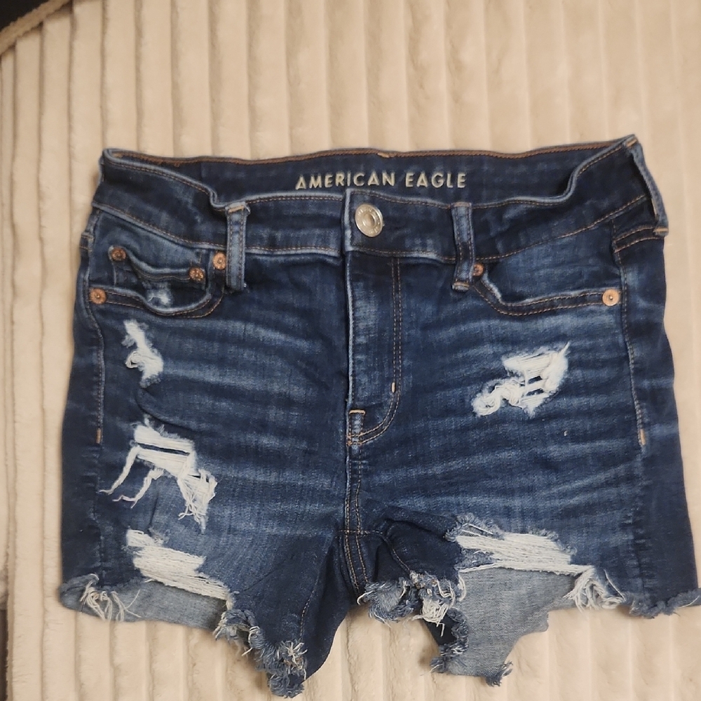 American Eagle Outfitters Women's Distressed Denim Shorts